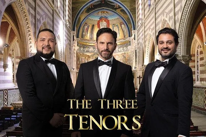 The Opera e Lirica Three Tenors programme at St Paul's Within the Walls, sold on Viator, a Three Tenors night in Rome, opera houses in Rome