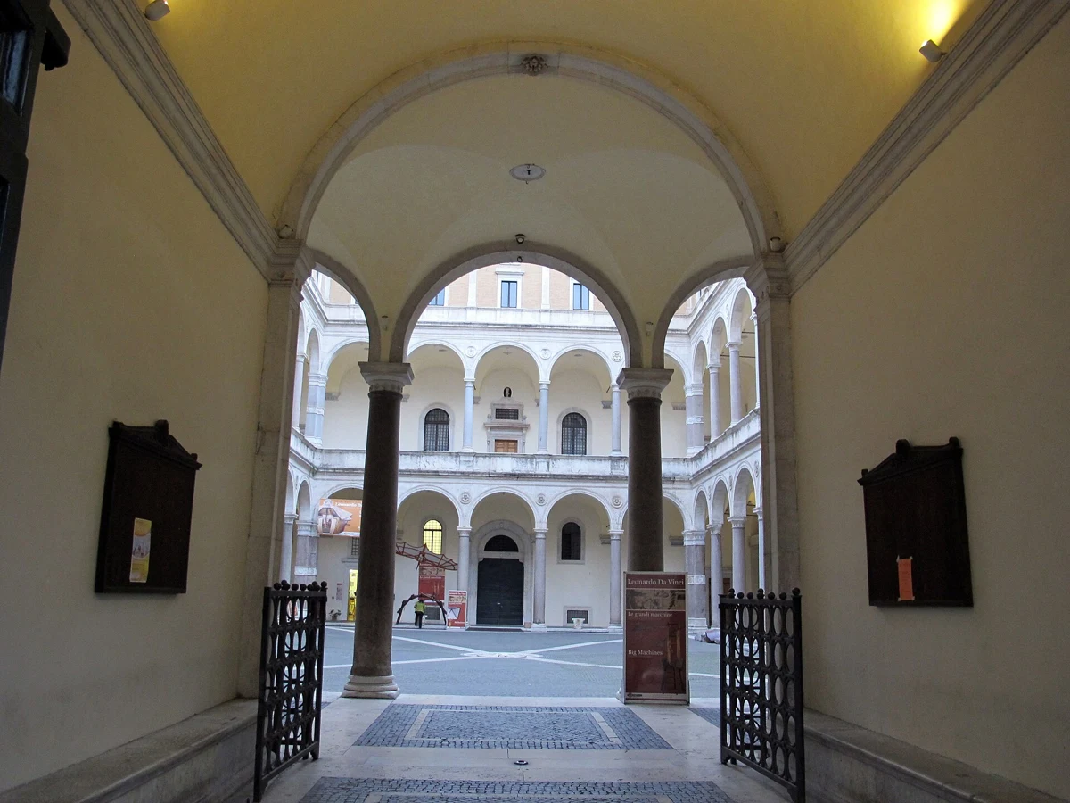 The courtyard of the Palazzo della Cancelleria, rome opera house or opera concert