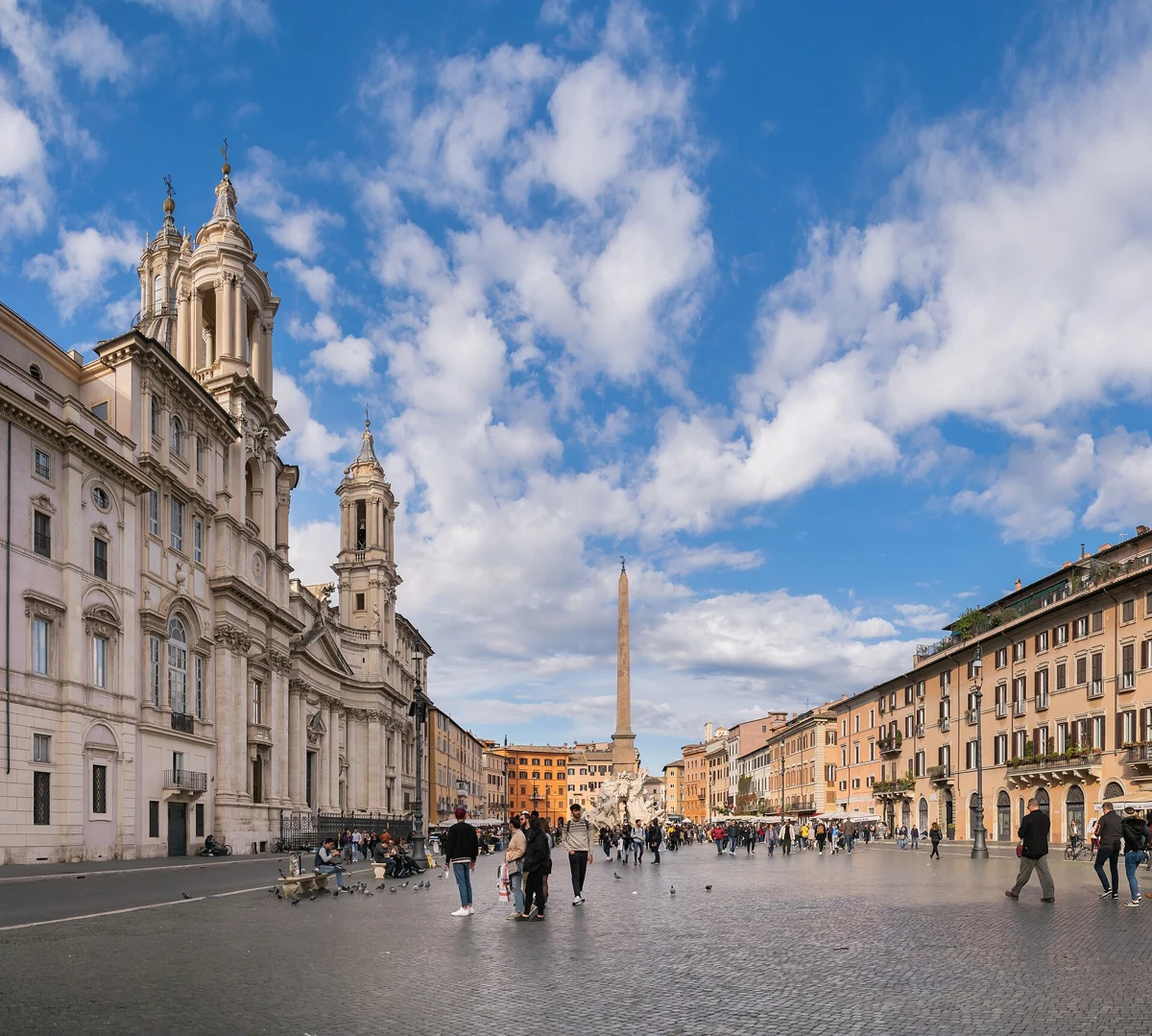 Piazza Navona, below the terrace concerts of Palazzo Pamphilj, rome opera house or opera concert